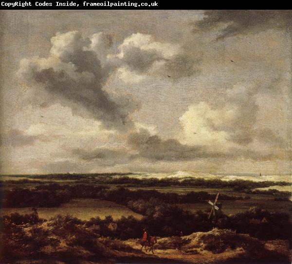 Jacob van Ruisdael Dune landscape with a rabbit hunt